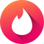 Social Media | Circle Long Shadow icon 64x64